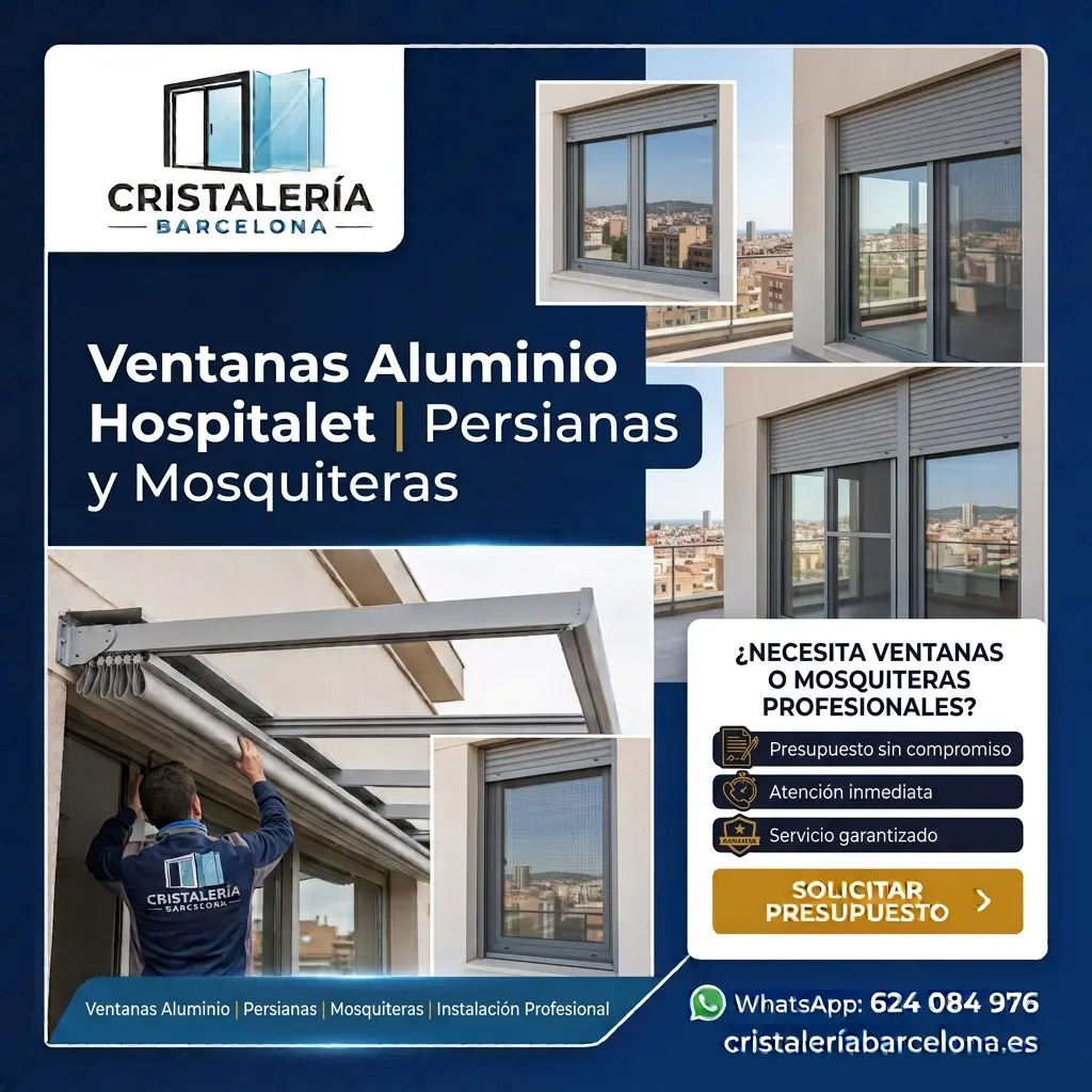 Ventanas de aluminio en Hospitalet de Llobregat